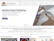 Tablet Screenshot of microfisioterapiacuritiba.com